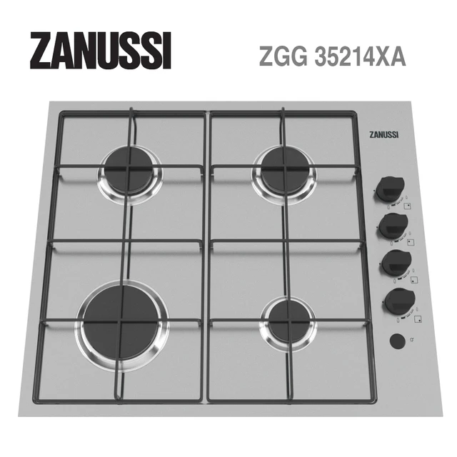 Встраиваемая газовая варочная панель Zanussi ZGG 62412XA — Скачать