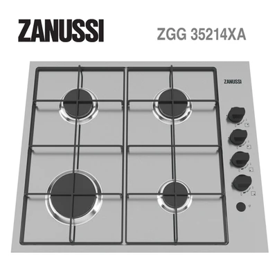 Встраиваемая газовая варочная панель Zanussi ZGG 62412XA — Вид 1