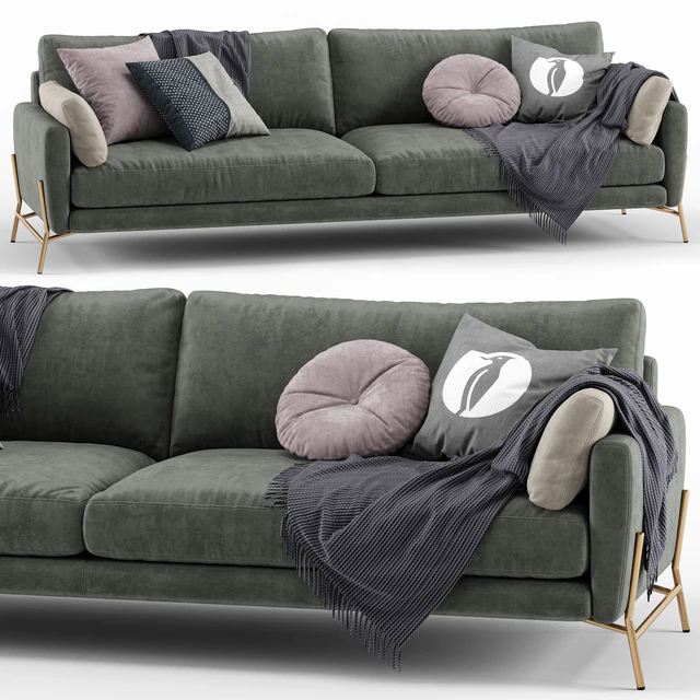 Le Marais 3seater maxi sofa - Calligaris — Descargar