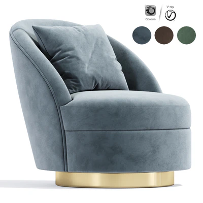 Axel Swivel Arm Chair — Ver 1