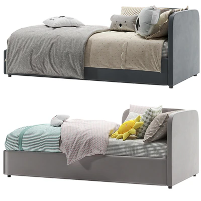 Corner Bed With Side Back — Вид 6