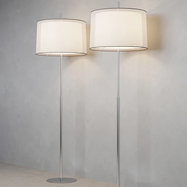 Faro SABA Matt nickel floor lamp — Descargar