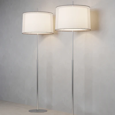 Faro SABA Matt nickel floor lamp — Ver 1