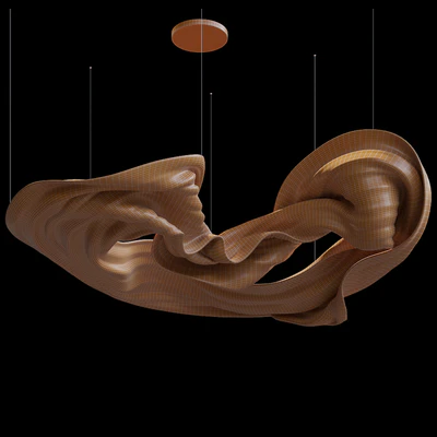 Pendant sculpture by Vargov Design - Antelope Canyon — Ver 2