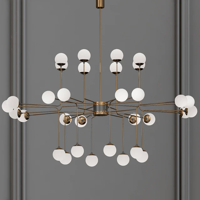 Roll & Hill Modo 10 Globe Chandelier — Descargar