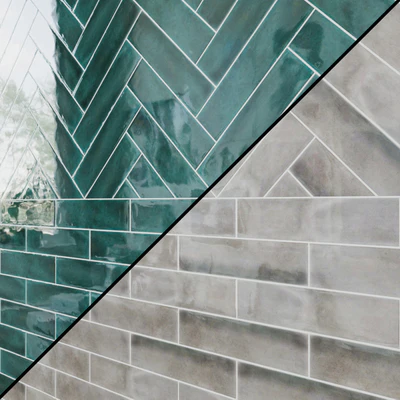 Opal Collection Rustic Style Ceramic Tiles 7.5 × 30 Brick — Ver 1