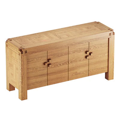 Crate and Barrel Knot Rustic Sideboard — Ver 1