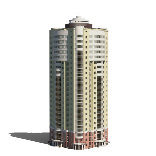 Multi-storey residential building (22 floors). — Descargar