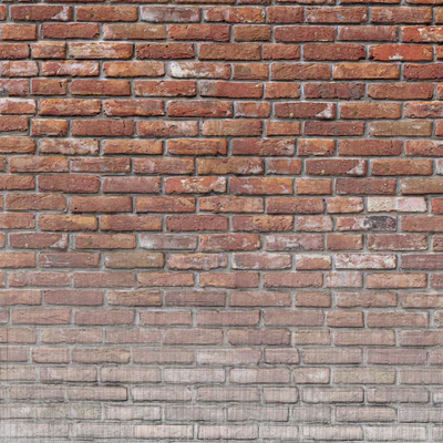 Old red brick wall — Вид 3