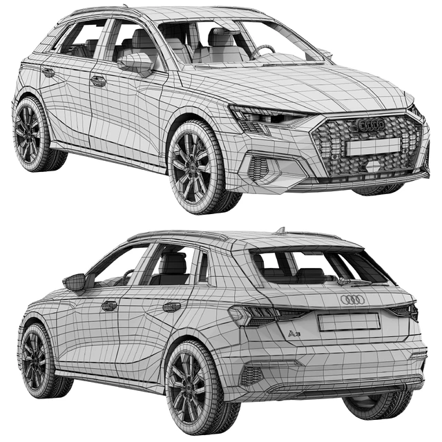 Audi A3 Sportback 2021 — Скачать
