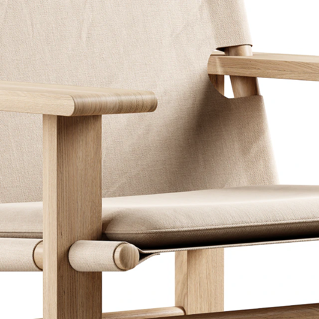 Fredericia - The Canvas Chair By Børge Mogensen — Descargar