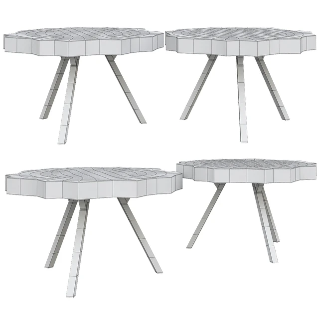 Trio Petrified Coffee Table — Descargar