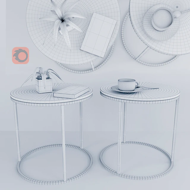 Round coffee table Oslo — Descargar