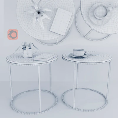 Round coffee table Oslo — Ver 2