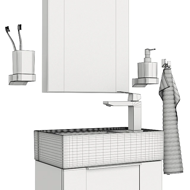 Mini-washbasin Laufen Kartell 815334 (815335). — Descargar