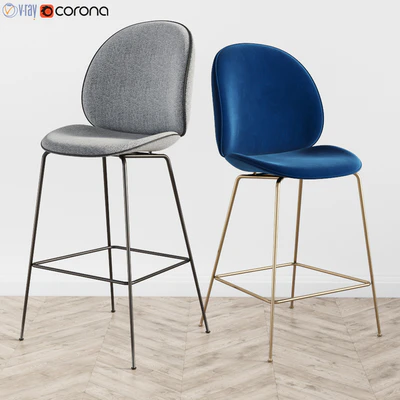 Gubi Beetle Bar Stool & Coutner Stool — Скачать