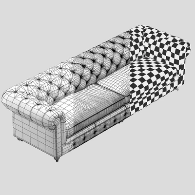 SOFA Chesterfield Kingston 56860561 BLSA — Ver 3