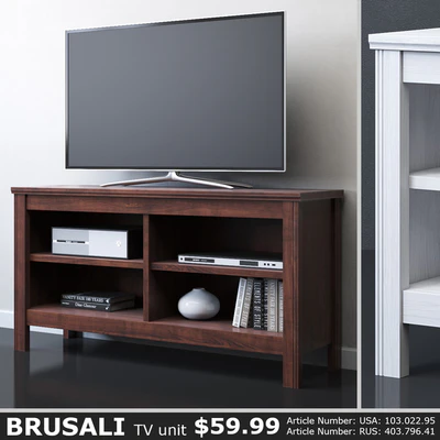 IKEA BRUSALI Тумба под ТВ — Вид 1