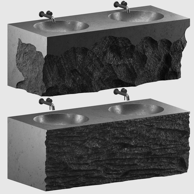 stone wash basin set4 — Скачать