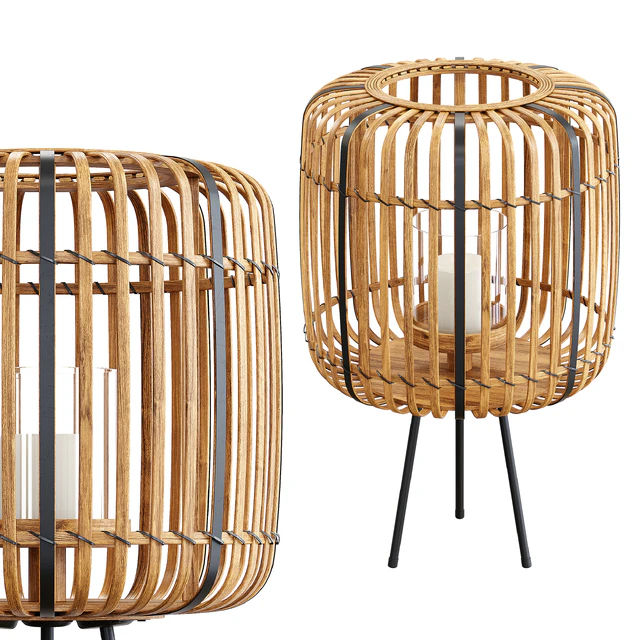 Zara Home - The bamboo decorative candle lamp — Скачать