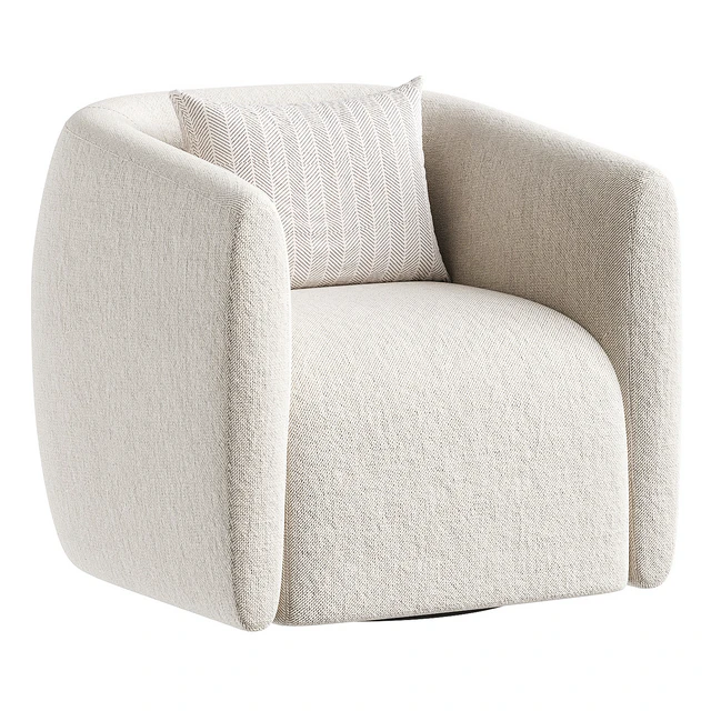 Bernhardt Aline Upholstered Swivel Barrel Chair — Скачать