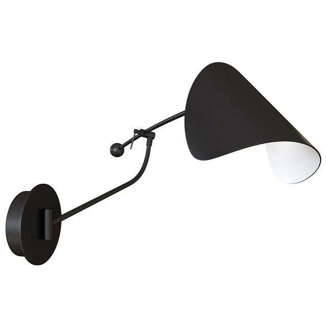 Funambule Adjustable Contemporary Metal Wall Light — Descargar