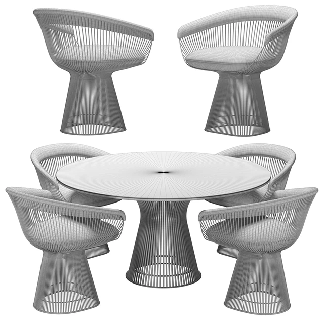 Knoll - Platner Dining Table & Chair — Descargar