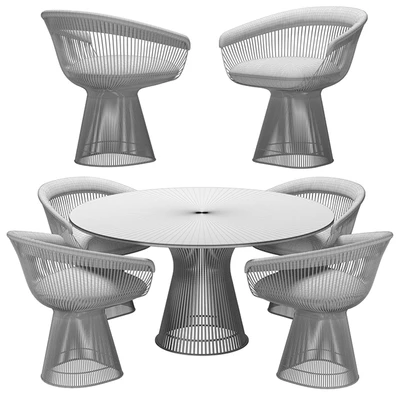 Knoll - Platner Dining Table & Chair — Ver 3