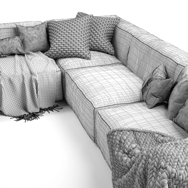 Elise Corner Sofa 2 — Descargar