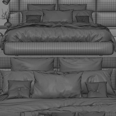 Poliform Dream Bed Headboard — Ver 3