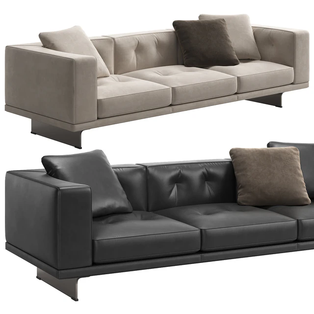 Sofa Dylan Small by Minotti — Скачать