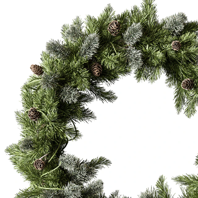 Wreath Set 17 - Pine Leaf — Скачать
