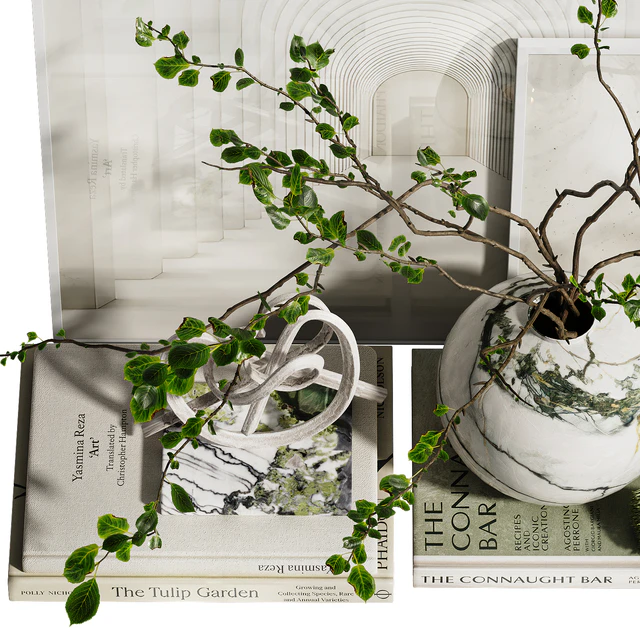 Decorative set with branches in a vase ch4 — Descargar