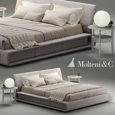 Bed BEDS CLIP molteni — Ver 1