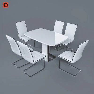 Tables Douglas and chair Zeffiro from Pranzo — Ver 1