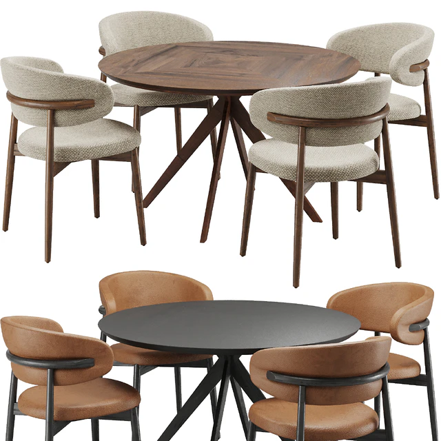 Dinning chair and table set21 — Скачать