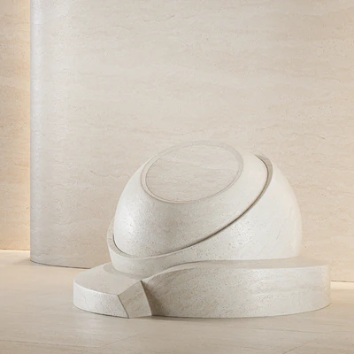 Travertine stone set (seamless) | 02 — Вид 5
