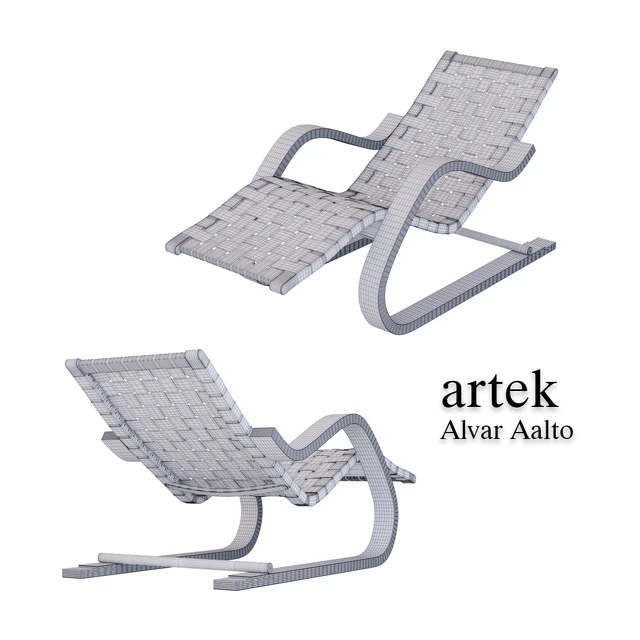 Alvar Aalto Lounge Chair 43 — Скачать