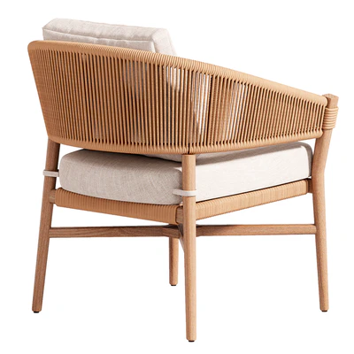 Makali Lily White Lounge Chair — Ver 3