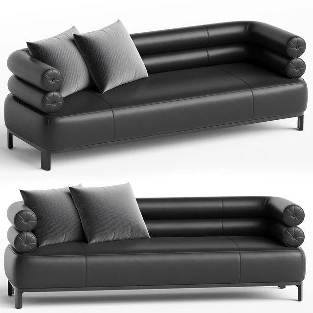 Lucy Leather Sofa — Скачать