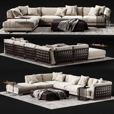 FLEXFORM  CESTONE Corner Sofa — Вид 1