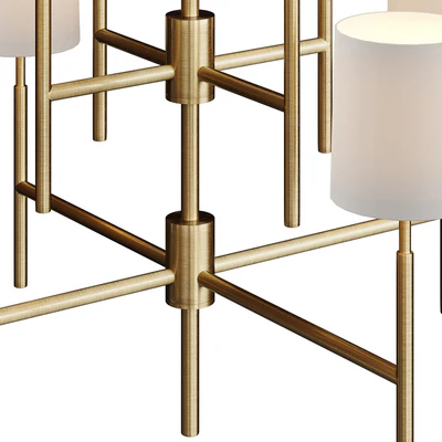Visual Comfort - Clarion Chandelier Set — Ver 3