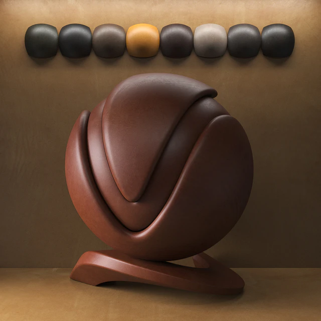 A set of materials "Waxy leather pull up" — Descargar