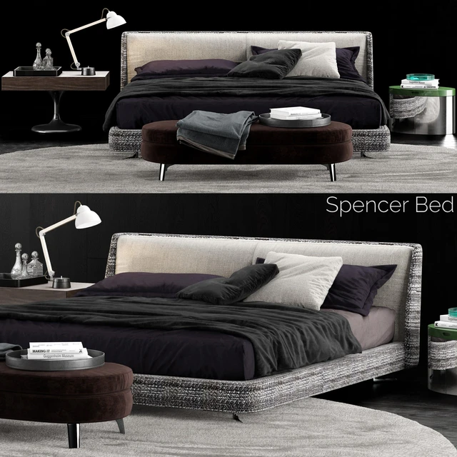Minotti Spencer Bed — Descargar