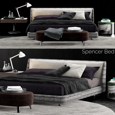 Minotti Spencer Bed — Ver 1