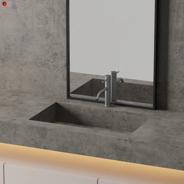 Concrete Bathroom — Descargar