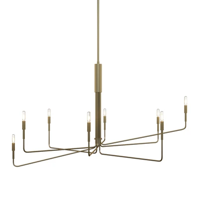 Crate&Barrel Clive 8-Arm Chandelier — Вид 4