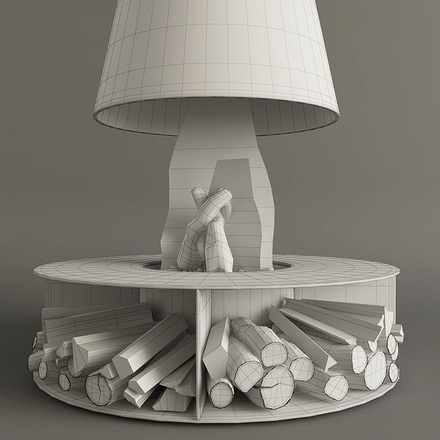 Fireplace Modern 10 — Скачать