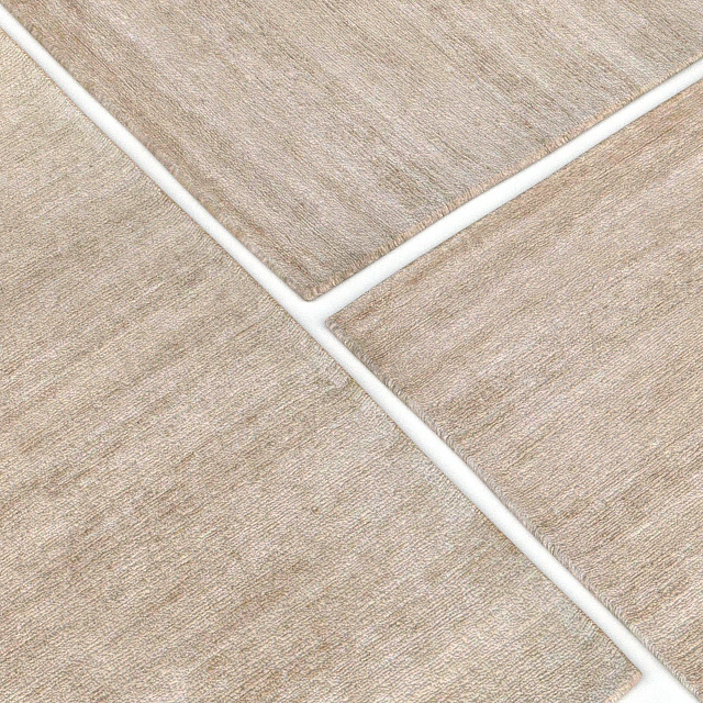 Ковер The Rug Company Bamboo Silk Pale gold Rug — Скачать