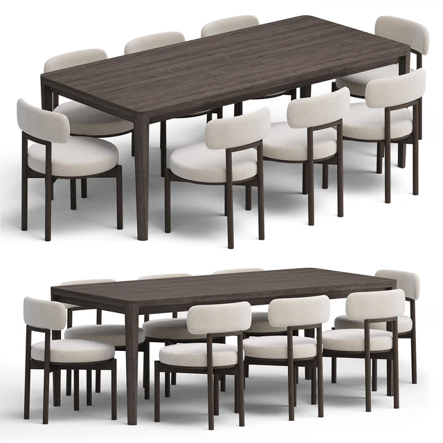 Стул Девис And Reese Dining Table — Скачать